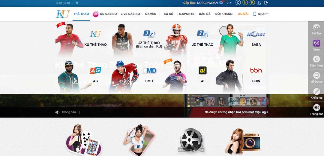 Đối với sảnh live casino thì đây là thế mạnh của nhà cái