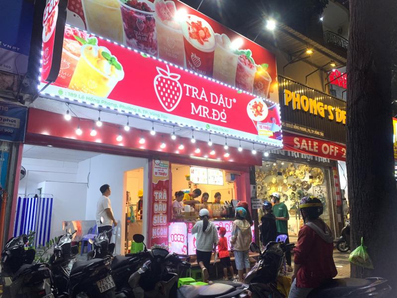 Trà Dâu Mr. Đỏ